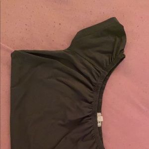 GARAGE off shoulder crop